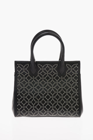 Studded Leather Mini Shoulder Bag
