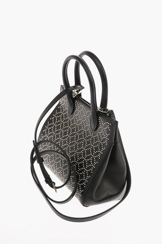 Studded Leather Mini Shoulder Bag