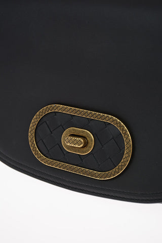 Soft Leather BV LUNA Saddle Bag with Removable Shoulder Strap