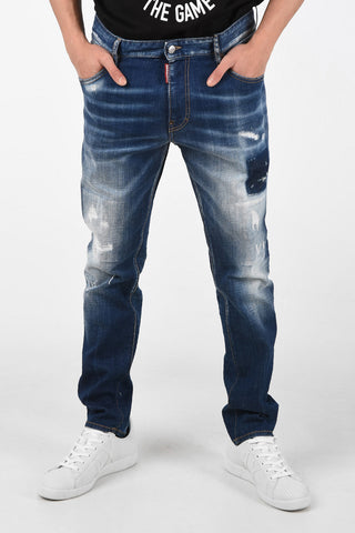 Jeans STRAIGHT LEG BOOT CUT Distressed 16cm