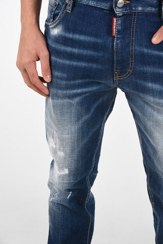 Jeans STRAIGHT LEG BOOT CUT Distressed 16cm