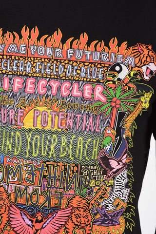 Printed FIND YOUR BEACH Slim Fit T-Shirt