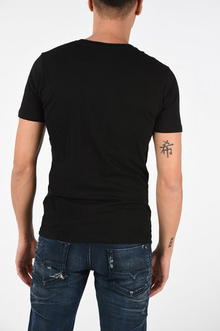 Skull Printed Crew-Neck T-Shirt