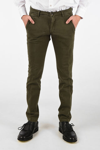 Pantaloni Slim Fit in Cotone Stretch