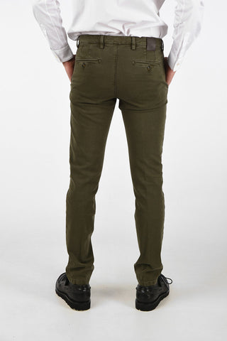 Pantaloni Slim Fit in Cotone Stretch