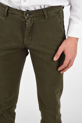 Pantaloni Slim Fit in Cotone Stretch