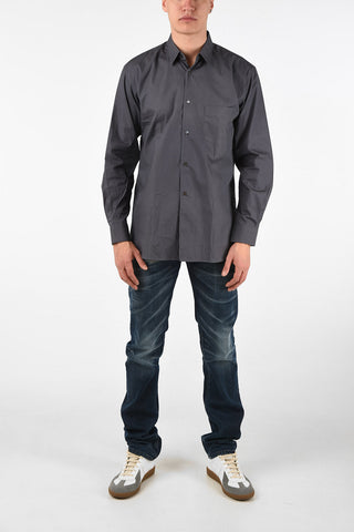 FOREVER Cotton Classic Collar Shirt with Pocket