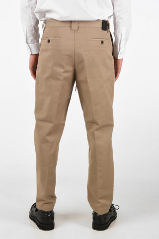 Drawstring Mid Waist Single Pleat P-MORGY Pants
