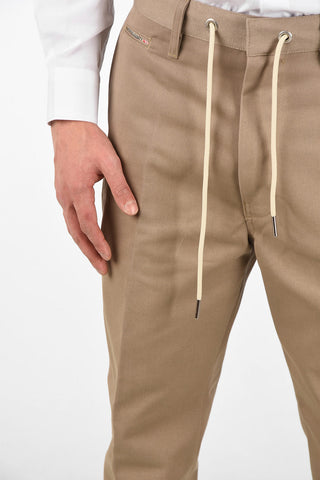 Drawstring Mid Waist Single Pleat P-MORGY Pants