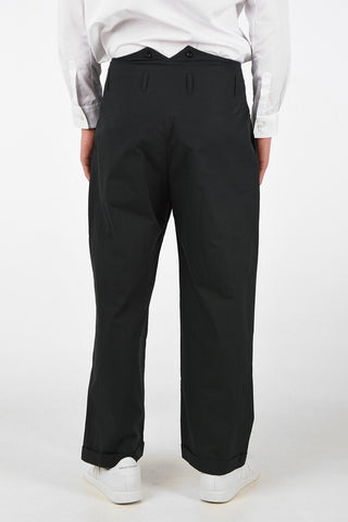 Double Pleat ACE Pants with Suspenders Buttons