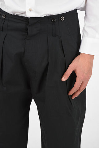 Double Pleat ACE Pants with Suspenders Buttons