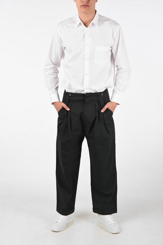 Double Pleat ACE Pants with Suspenders Buttons