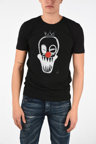 Clown Printed Crew-Neck T-Shirt