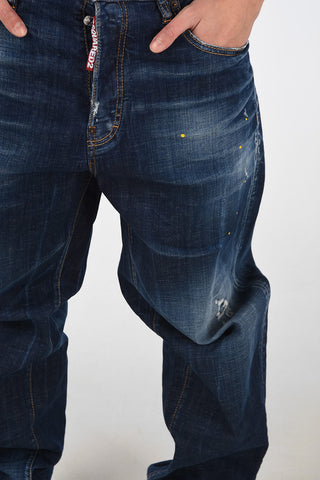 22cm Vintage Effect Jeans