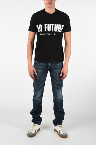 JAMIE RIED T-Shirt Girocollo NO FUTURE in Cotone 