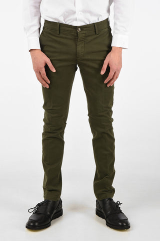 Pantalone Dritto in Cotone Stretch