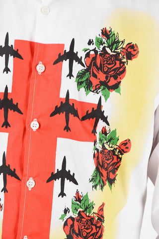 Printed Shirt with Classic Collar