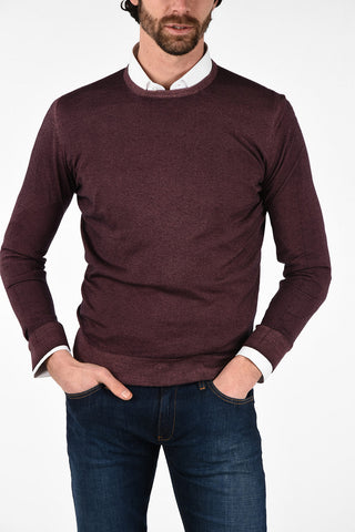 ID virgin wool crew-neck sweater