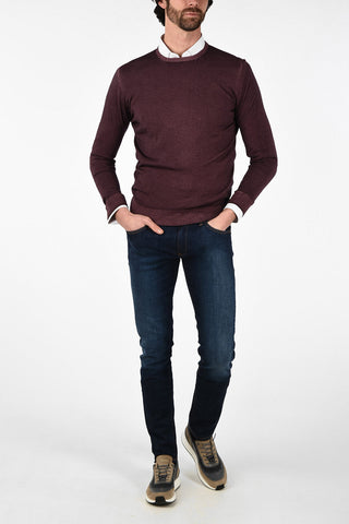 ID virgin wool crew-neck sweater