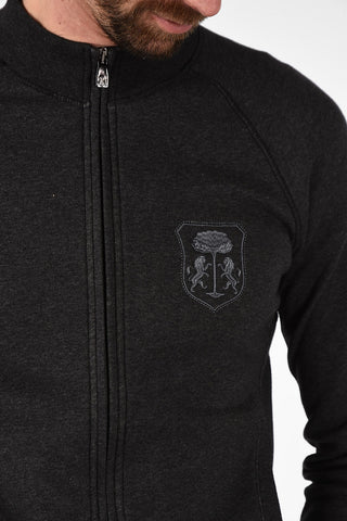 ID Side Pockets CRAV TANH Sweatshirt with Zip Closure