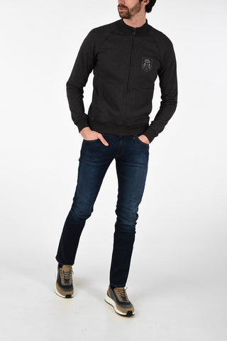 ID Side Pockets CRAV TANH Sweatshirt with Zip Closure