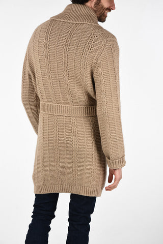 Cashmere Oversize PIUMA Cardigan with Belt