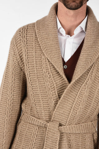 Cashmere Oversize PIUMA Cardigan with Belt