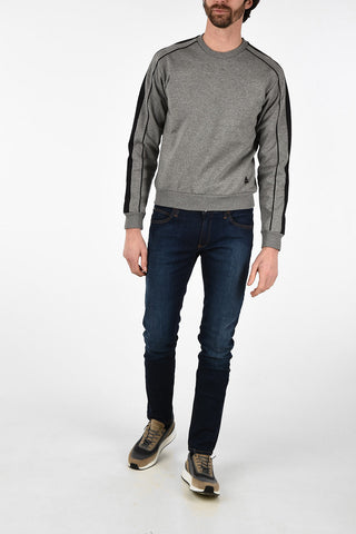 CC COLLECTION Jersey MATIAS Crewneck Sweatshirt with Contrasting Bands