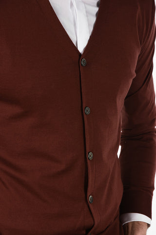 v-neck virgin wool MILLENIUM cardigan
