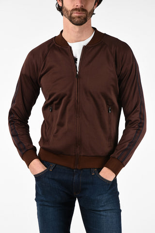 ID Logo Side Band TEC sweatshirt With Zip Closure