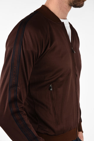 ID Logo Side Band TEC sweatshirt With Zip Closure