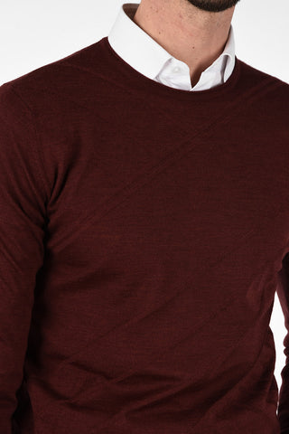 virgin wool crew-neck sweater