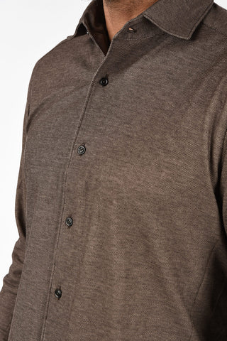 CC COLLECTION SLIM spread collar shirt