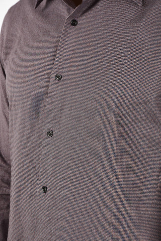 CC COLLECTION houndstooth spread collar SLIM shirt