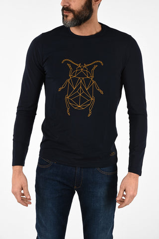 CC COLLECTION printed jersey long sleeve t-shirt