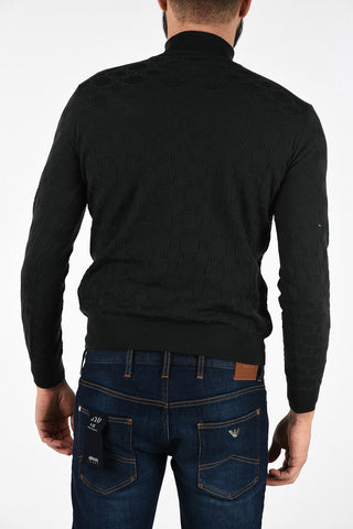 virgin wool turtle-neck sweater