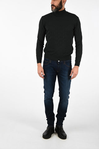 virgin wool turtle-neck sweater