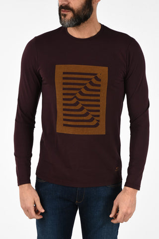 CC COLLECTION Velvet Embroidery T-shirt