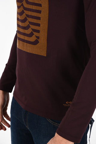 CC COLLECTION Velvet Embroidery T-shirt