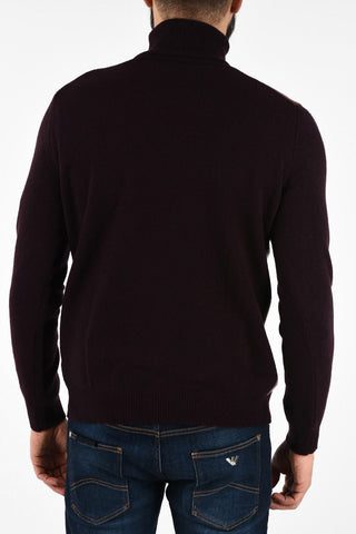 maglia a collo alto in cashmere