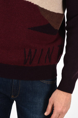 maglia a collo alto in cashmere