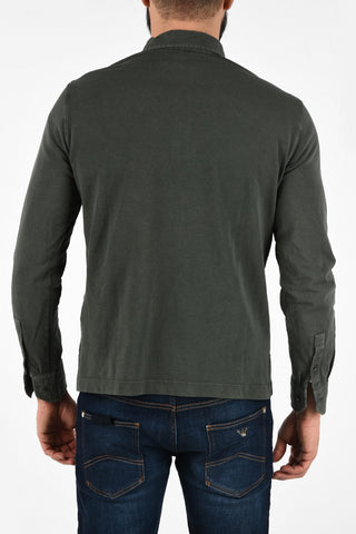 Piquet Long Sleeve 3 Button Polo