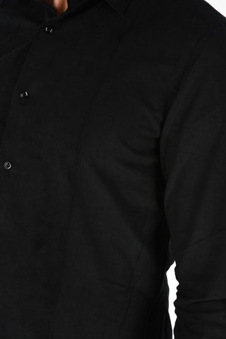 CC COLLECTION corduroy SLIM spread collar shirt