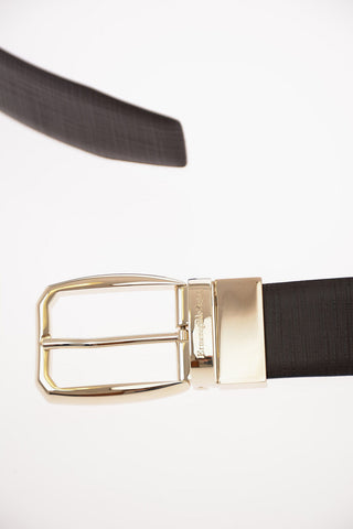 EZ LUXURY Reversible Leather Belt 35mm