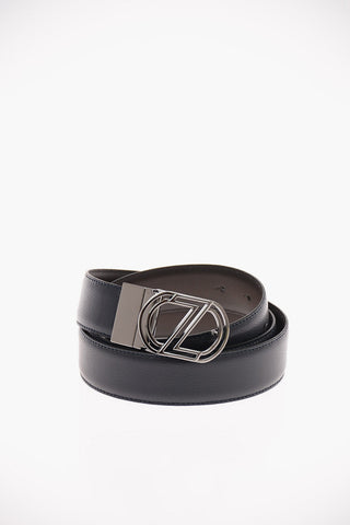 ZZEGNA  Leather Reversible Belt 35mm