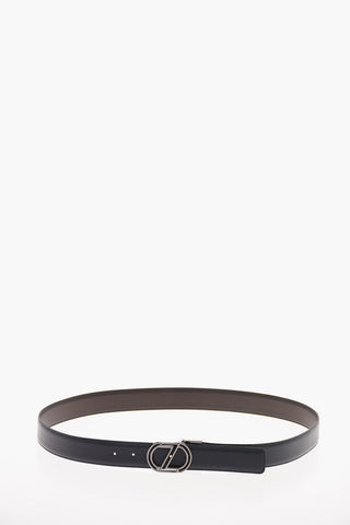 ZZEGNA  Leather Reversible Belt 35mm