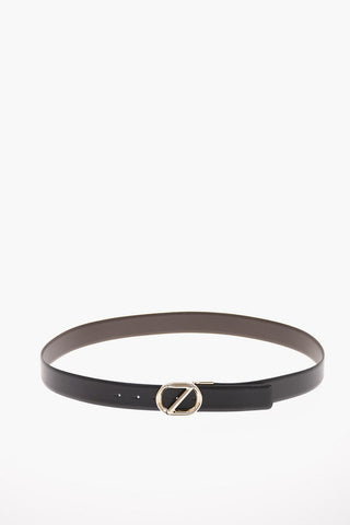 ZZEGNA Leather Reversible Belt 30mm