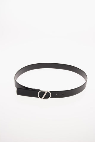 ZZEGNA saffiano Leather Belt 35mm