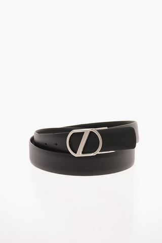 ZZEGNA  Leather Reversible Belt 35mm