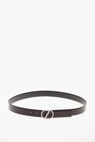 ZZEGNA  Leather Reversible Belt 35mm